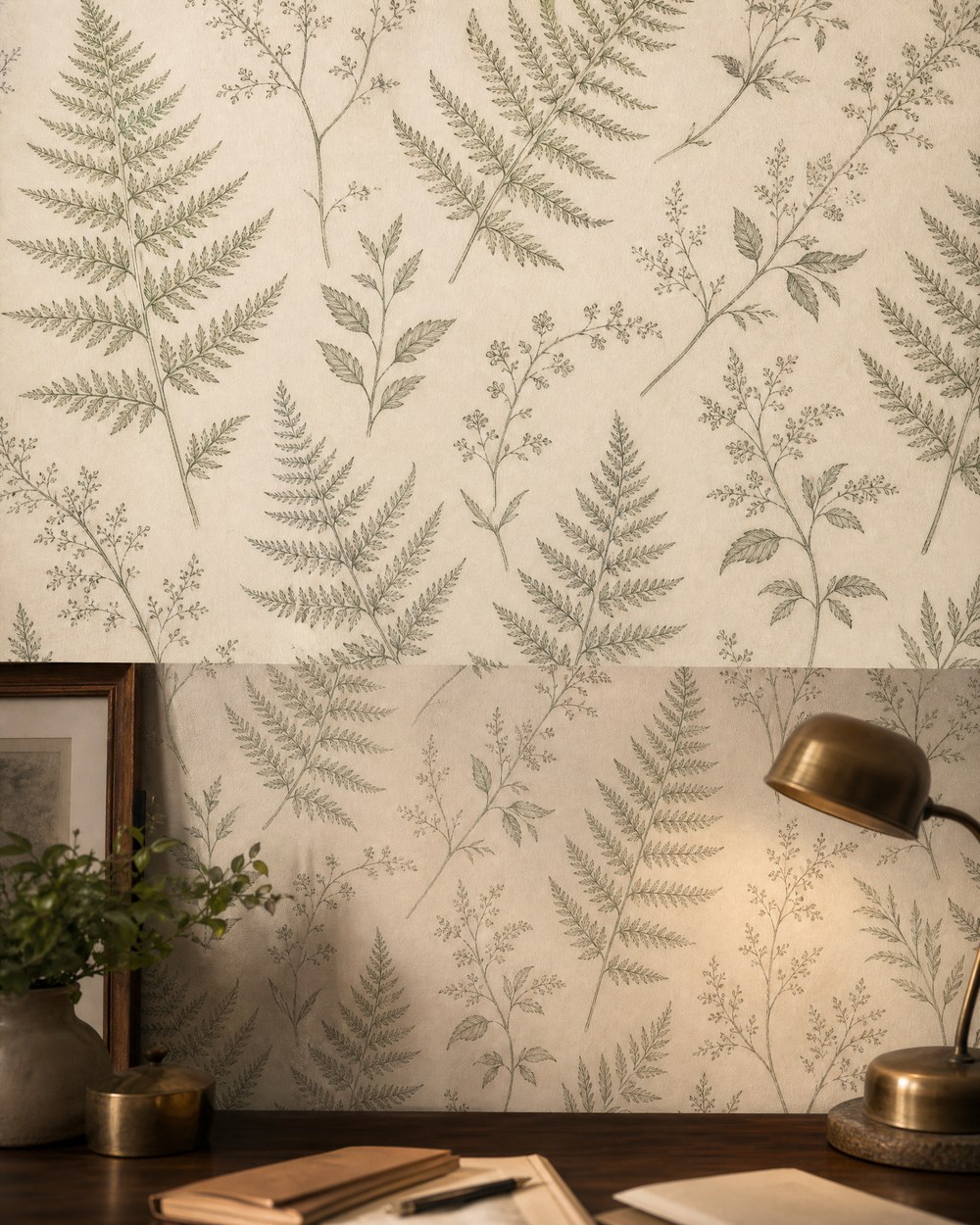 Fern & Branch Study — Nature Wallpaper