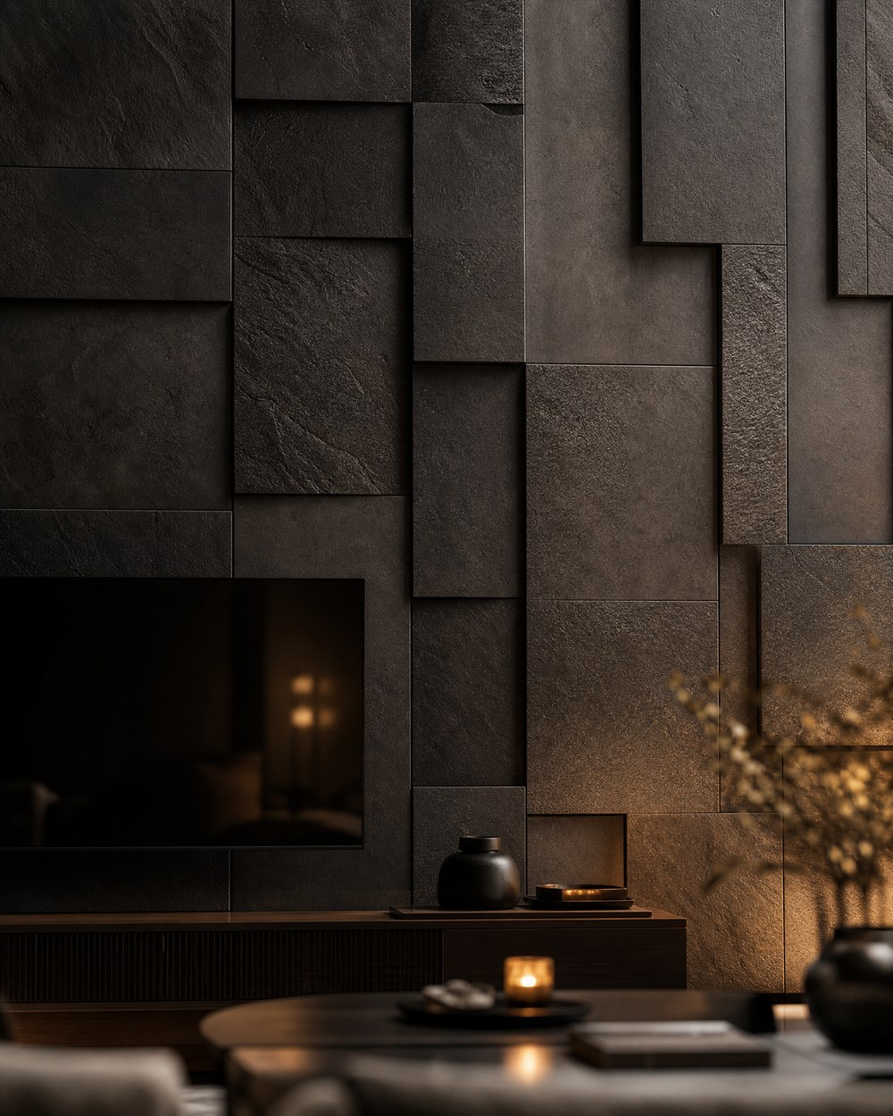 Onyx Dimension Blocks — 3D Wallpaper