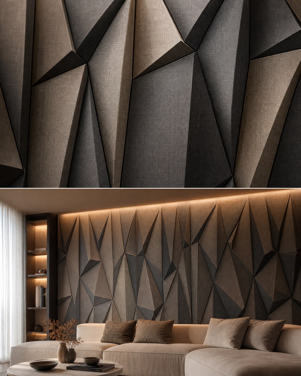 Prisma Depth Panels — 3D Wallpaper