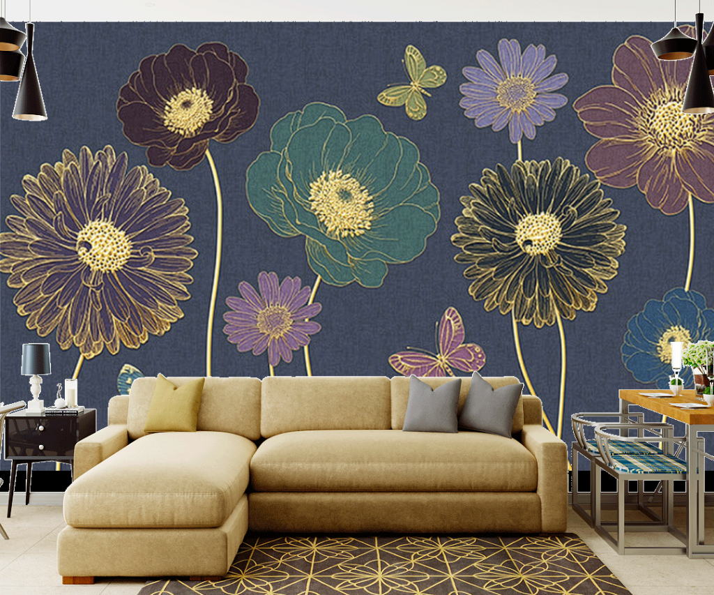 3D flower wallpaper